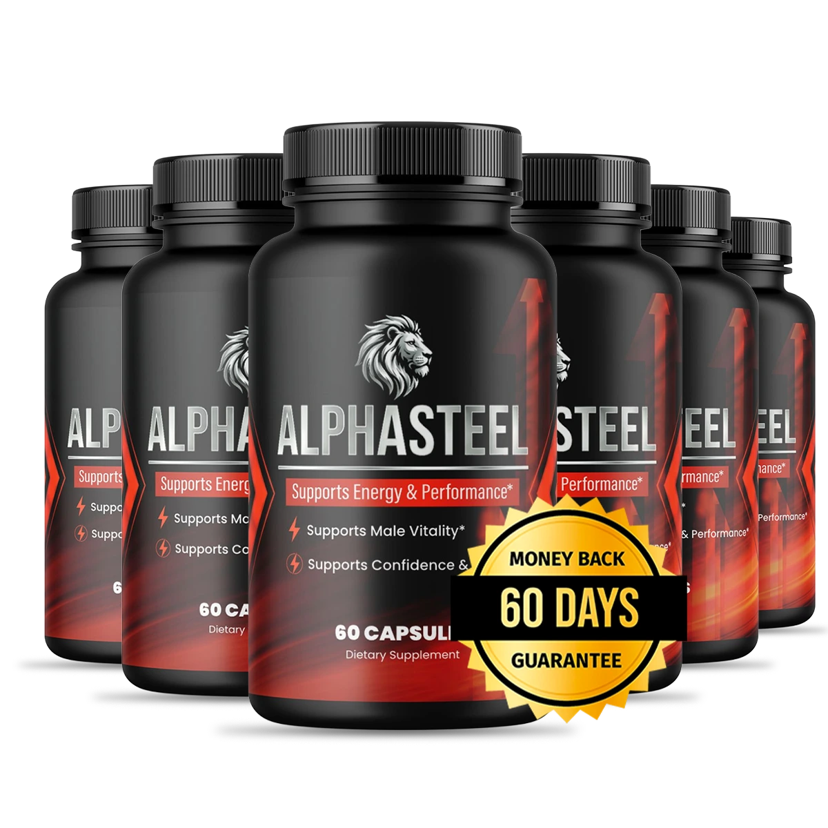 6 bottles AlphaSteel